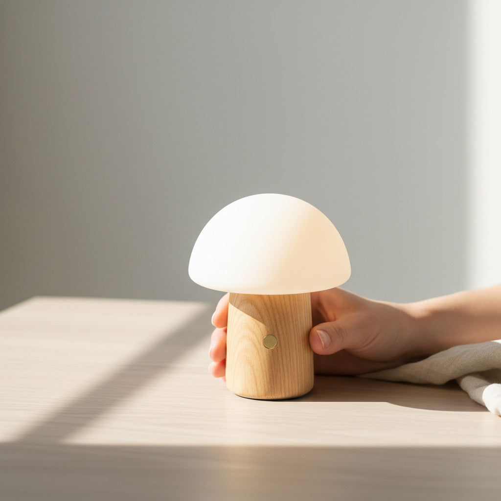 Alice Mushroom Lamp - Kip Candle Co