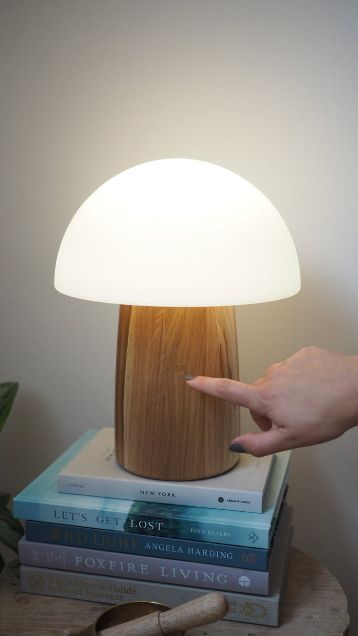 Large Alice Mushroom Lamp - Kip Candle Co