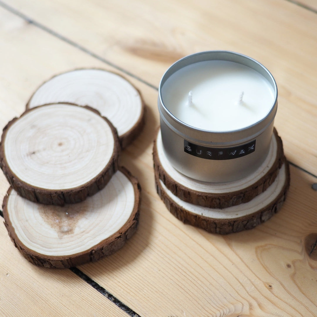 Natural Wood Coaster - Kip Candle Co