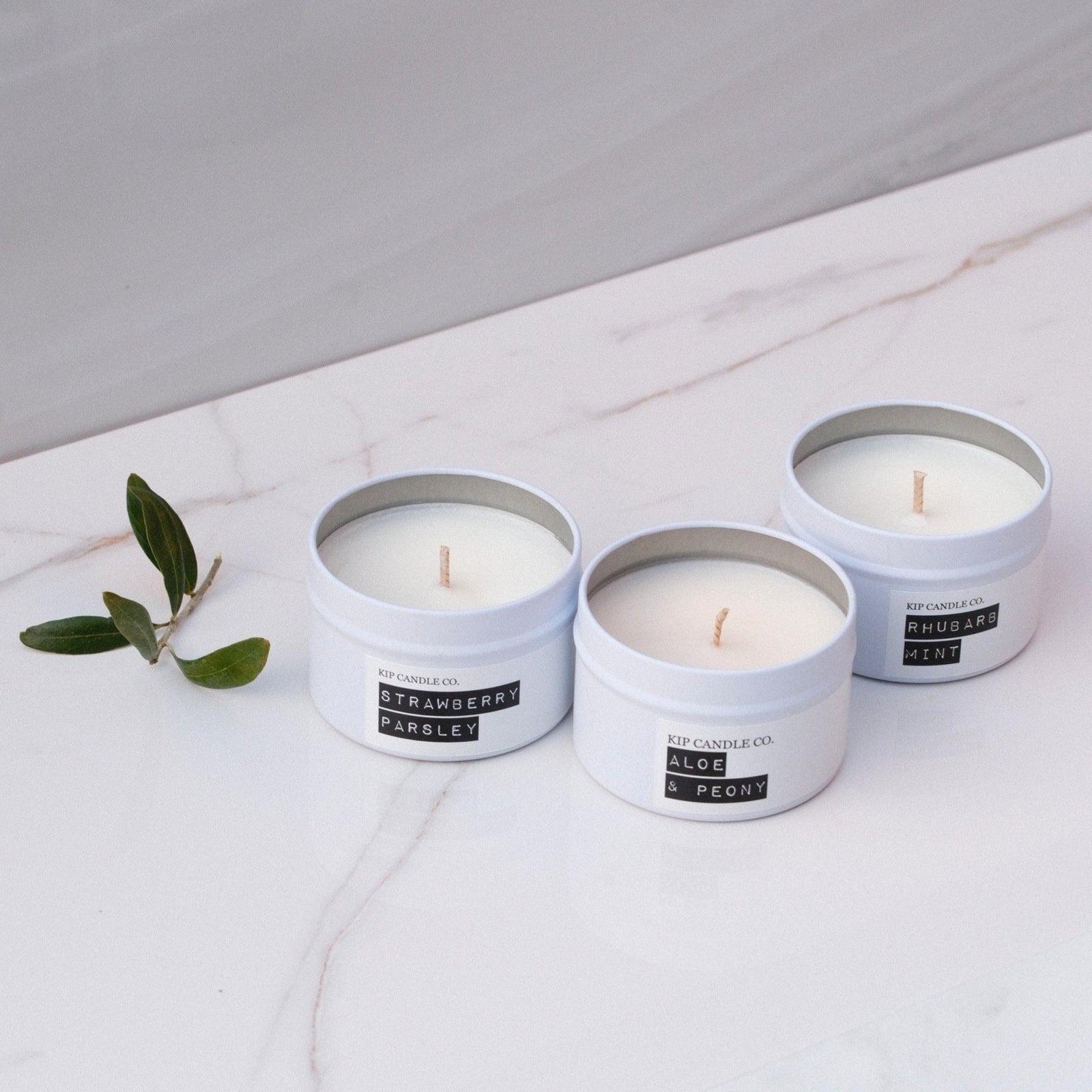 Pick & Mix 3 Pack Travel Candle Bundle / 75 hour - Kip Candle Co