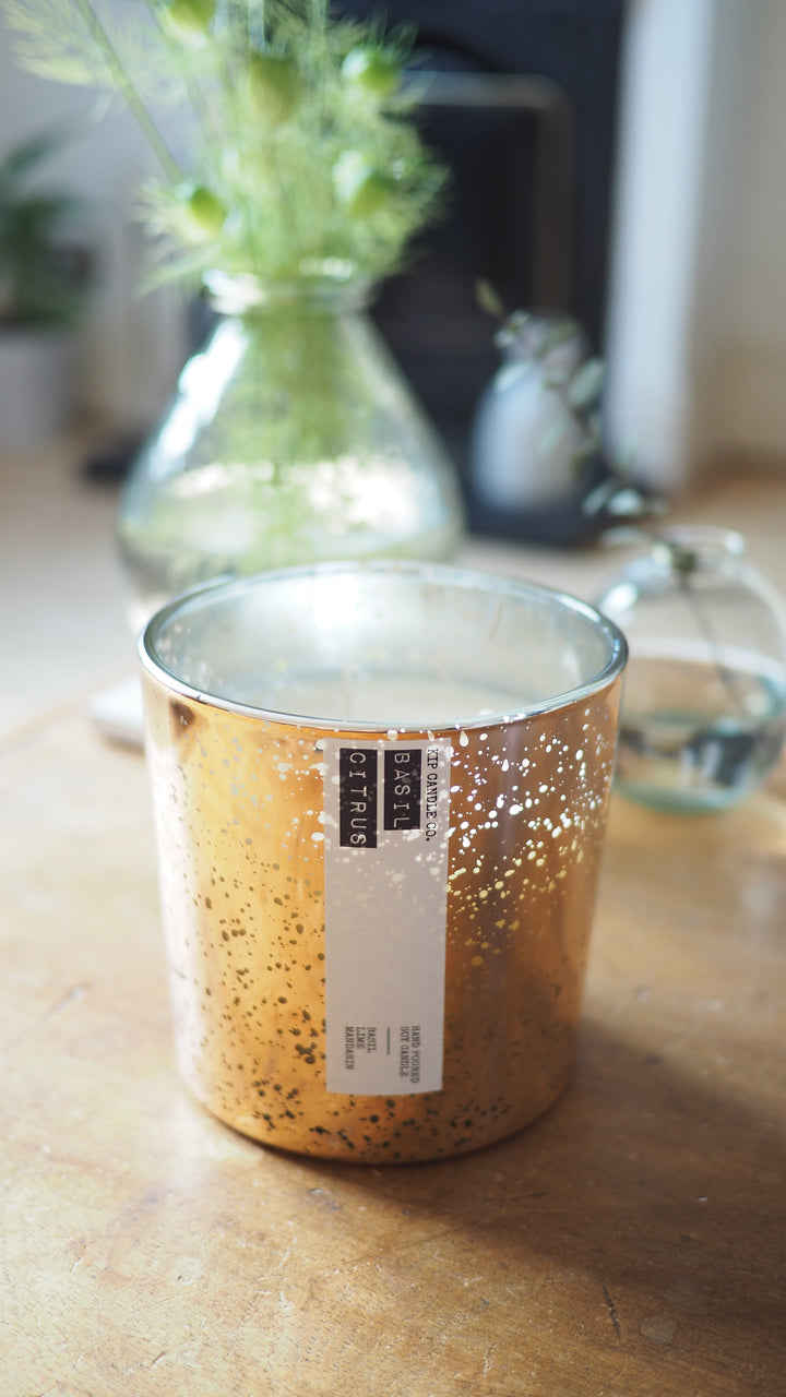 Basil Citrus Coffee Table Candle - Kip Candle Co
