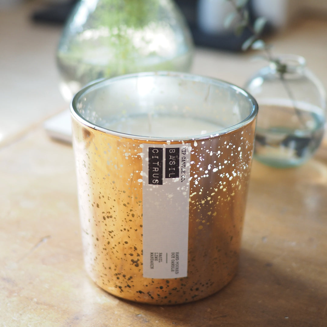 Basil Citrus Coffee Table Candle - Kip Candle Co