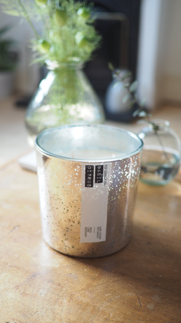 Basil Citrus Coffee Table Candle - Kip Candle Co