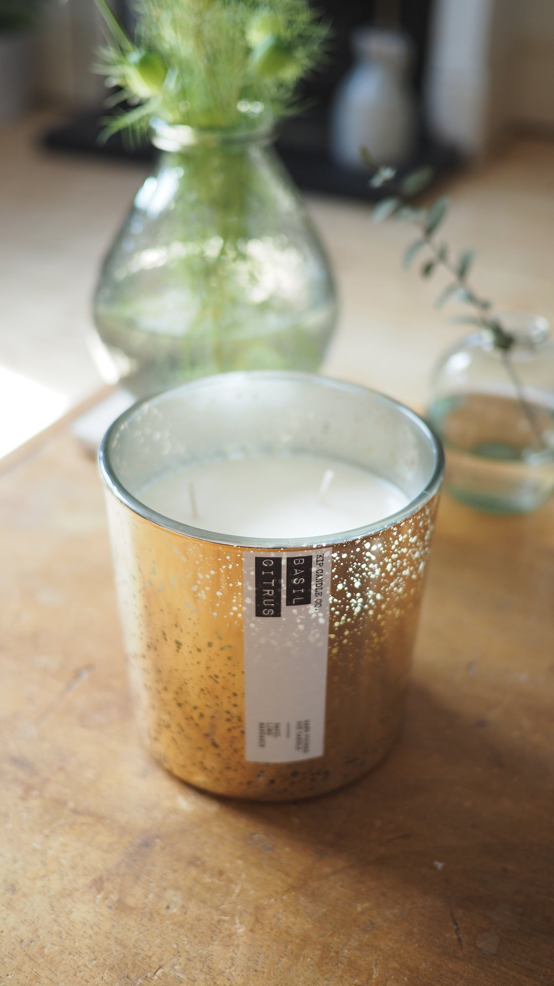 Basil Citrus Coffee Table Candle - Kip Candle Co