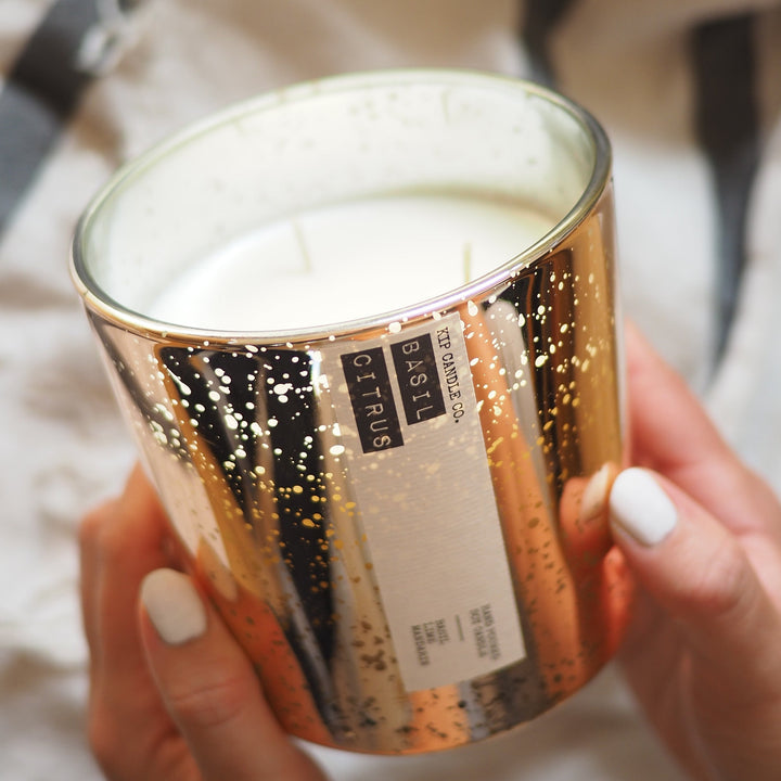 Basil Citrus Coffee Table Candle - Kip Candle Co