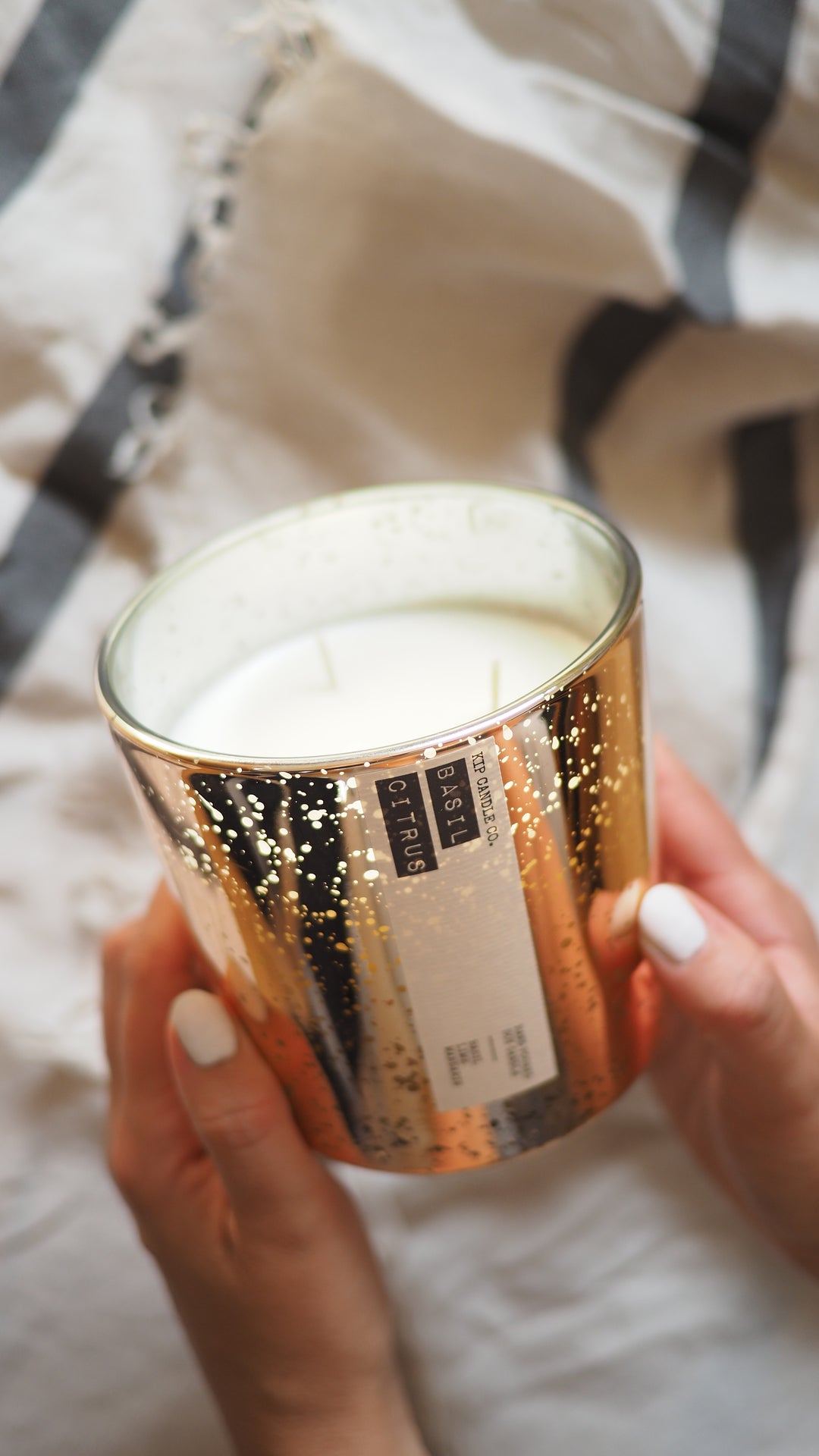 Basil Citrus Coffee Table Candle - Kip Candle Co