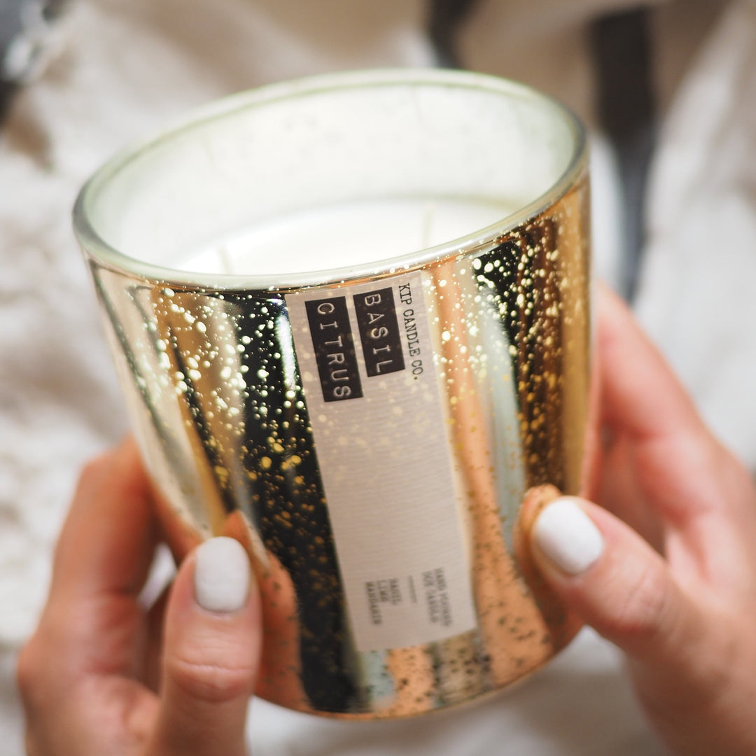 Basil Citrus Coffee Table Candle - Kip Candle Co