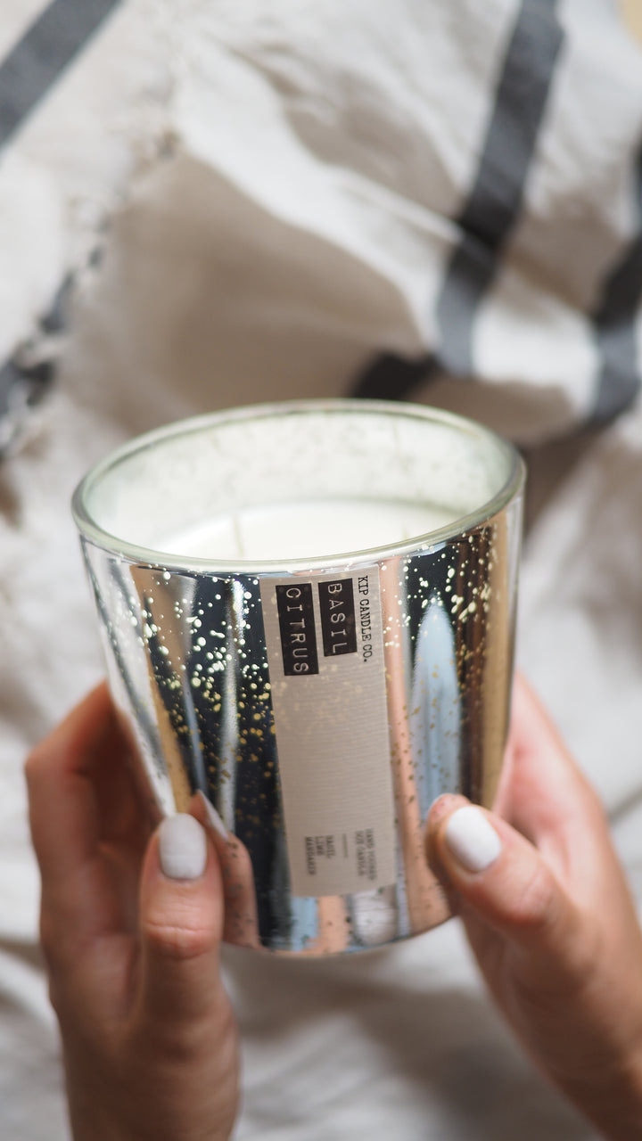 Basil Citrus Coffee Table Candle - Kip Candle Co
