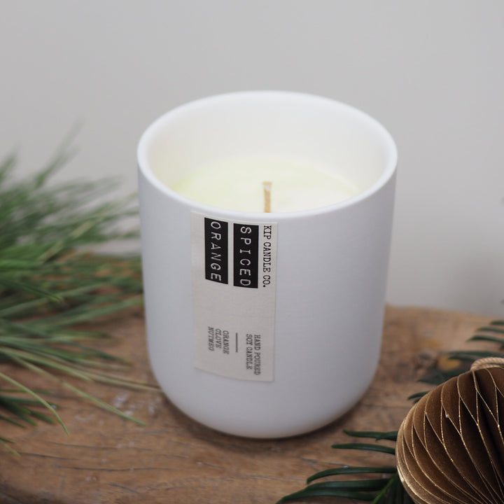 Spiced Orange Clay Candle