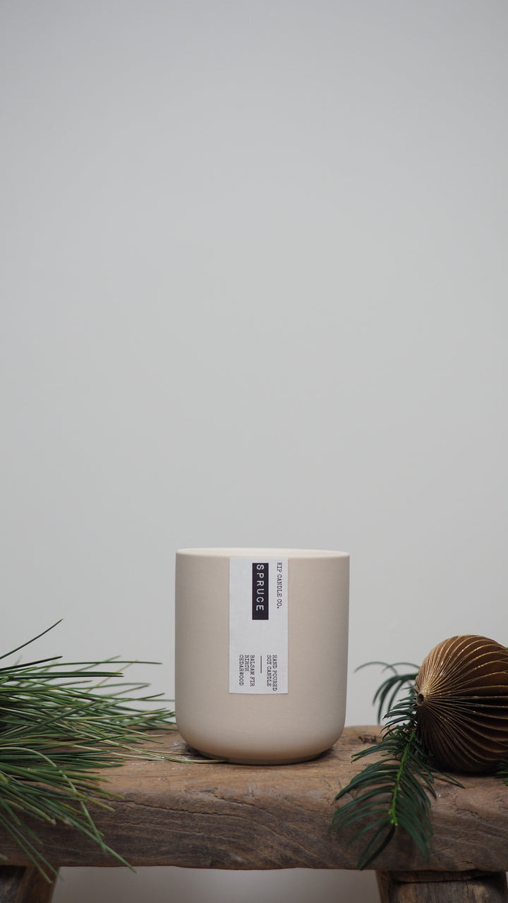 Spruce Clay Candle