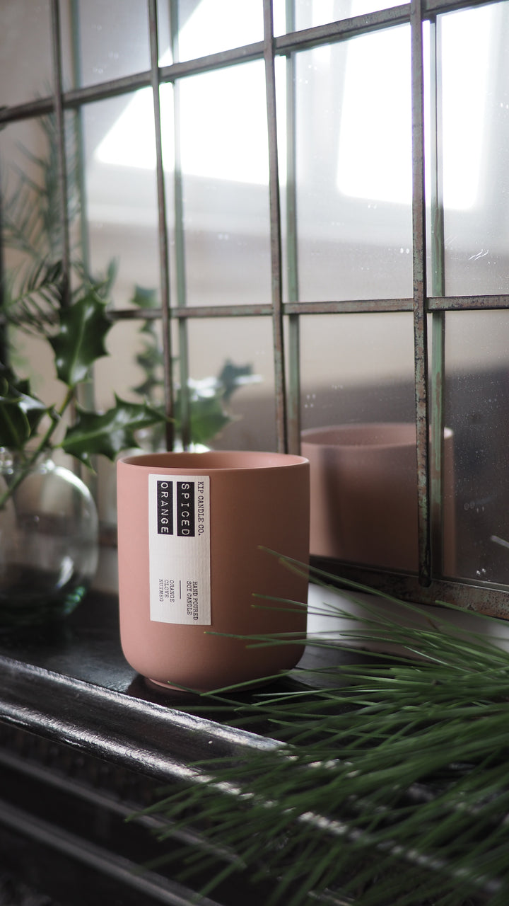 Spiced Orange Clay Candle