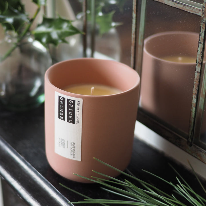 Spiced Orange Clay Candle