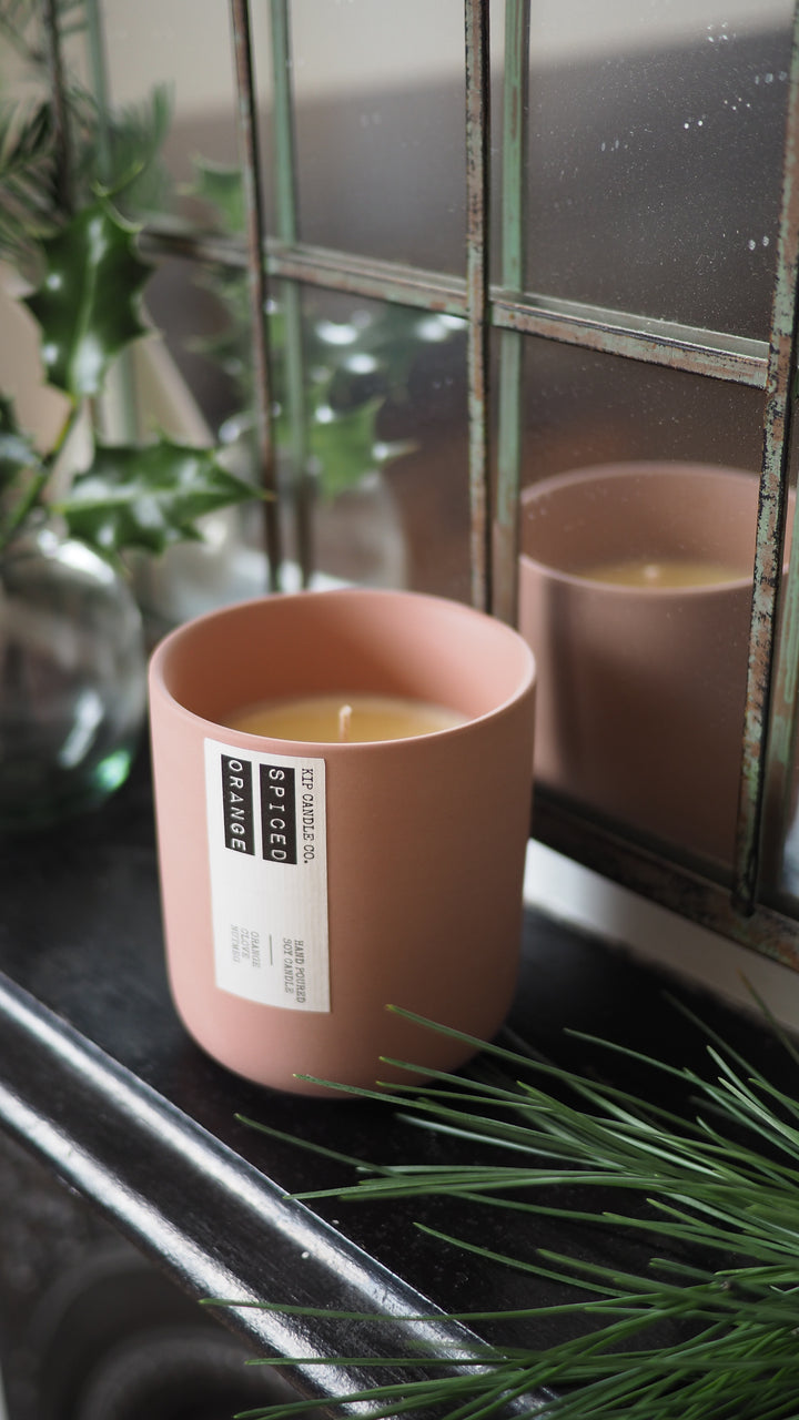 Spiced Orange Clay Candle