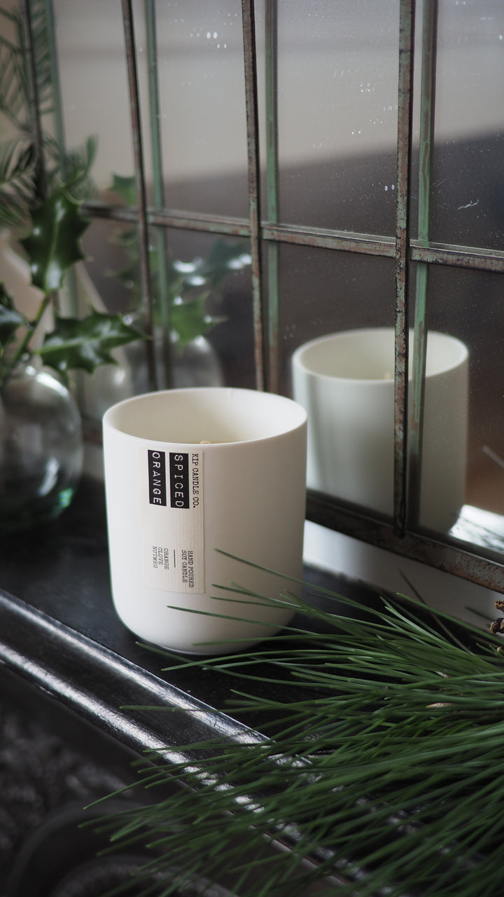 Spiced Orange Clay Candle