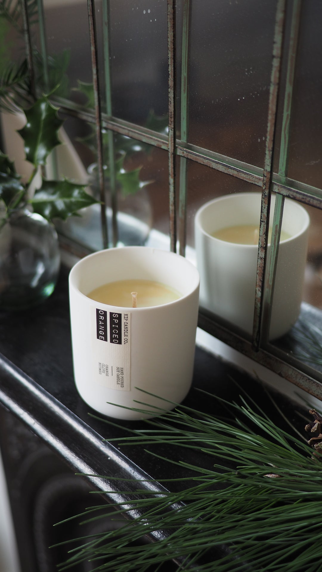 Spiced Orange Clay Candle