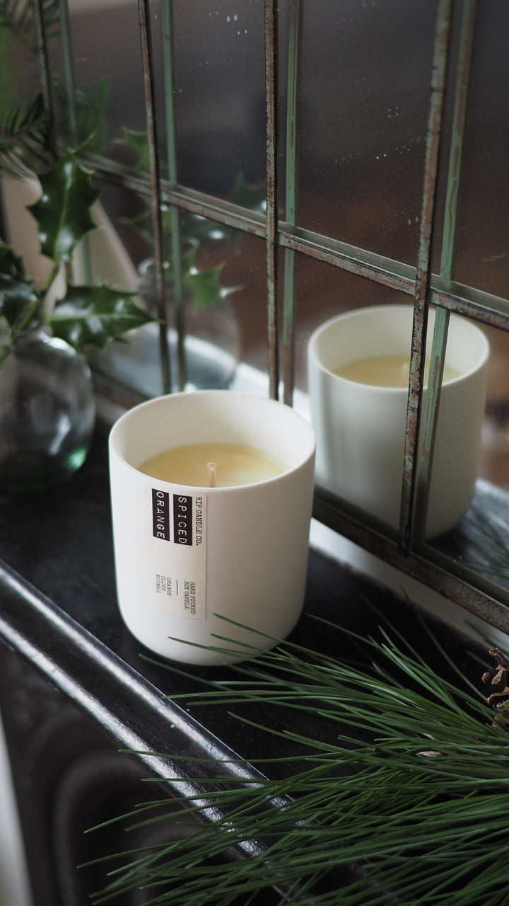 Spiced Orange Clay Candle