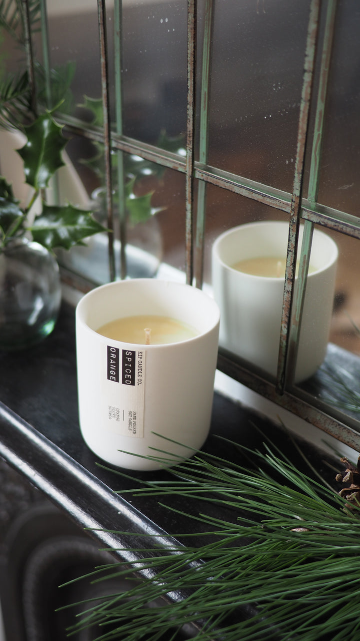 Spiced Orange Clay Candle