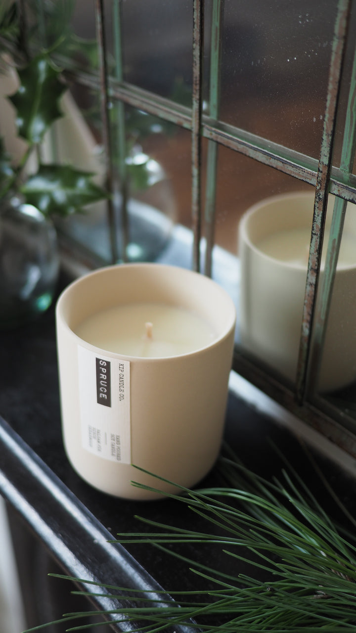 Spruce Clay Candle