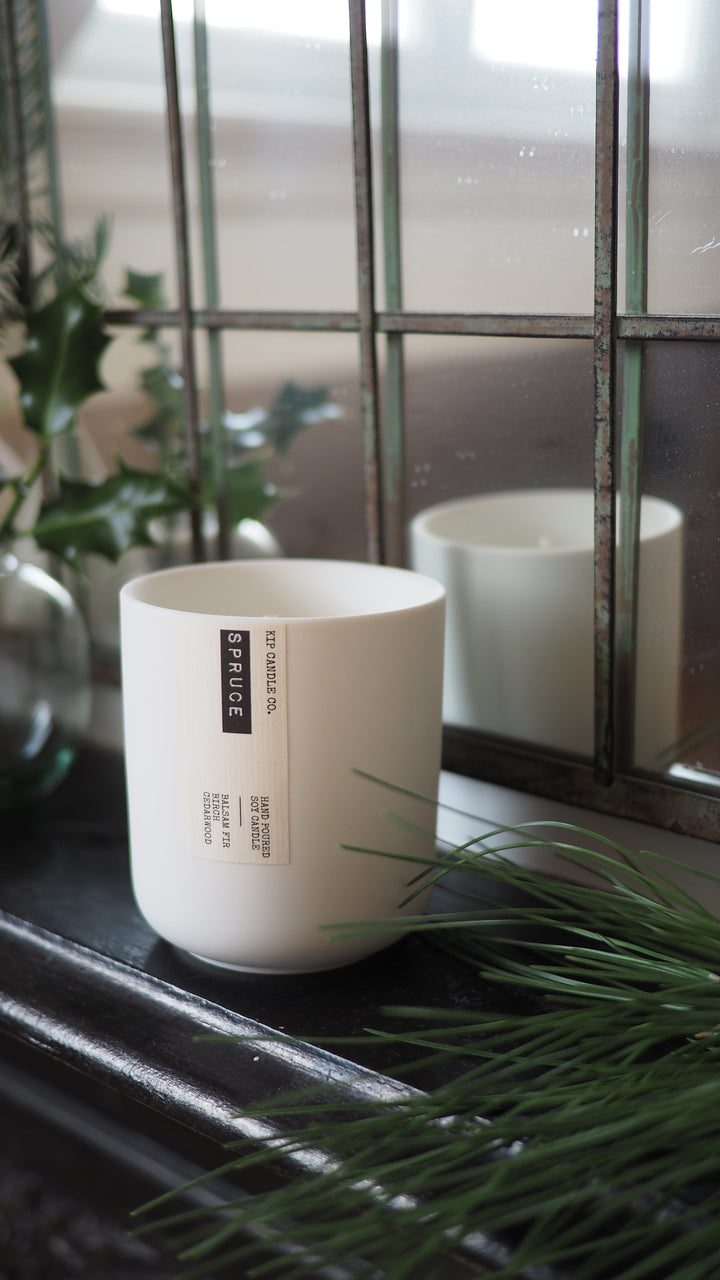 Spruce Clay Candle