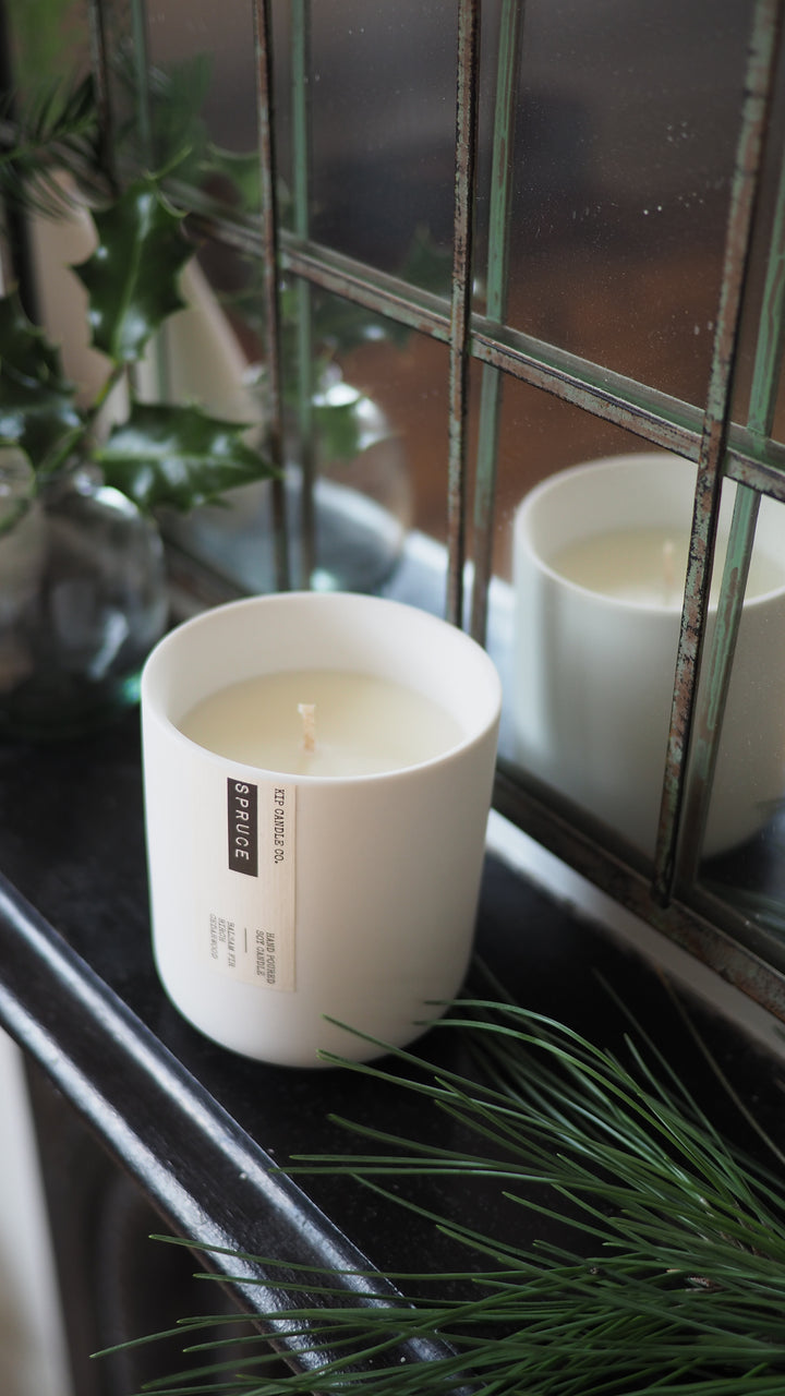 Spruce Clay Candle