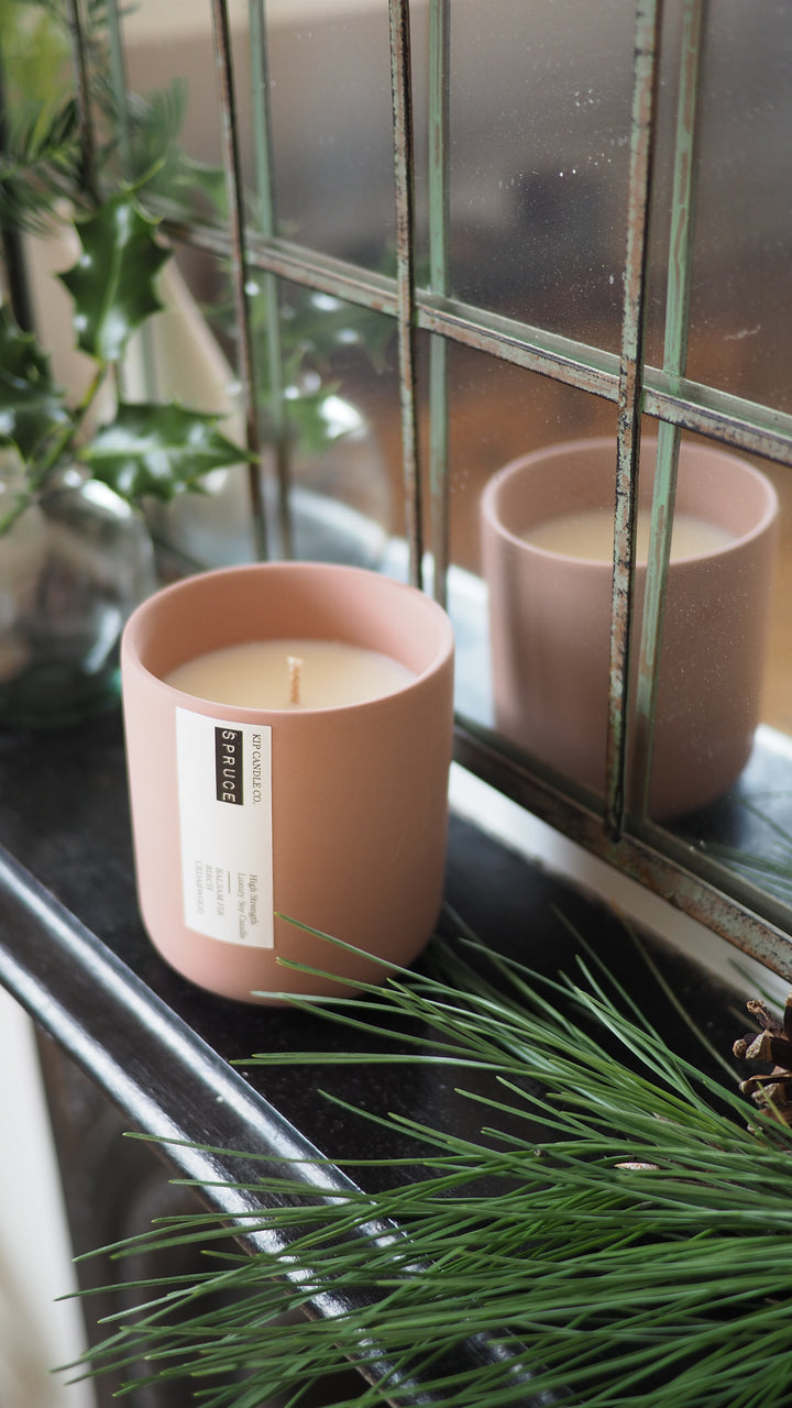 Spruce Clay Candle