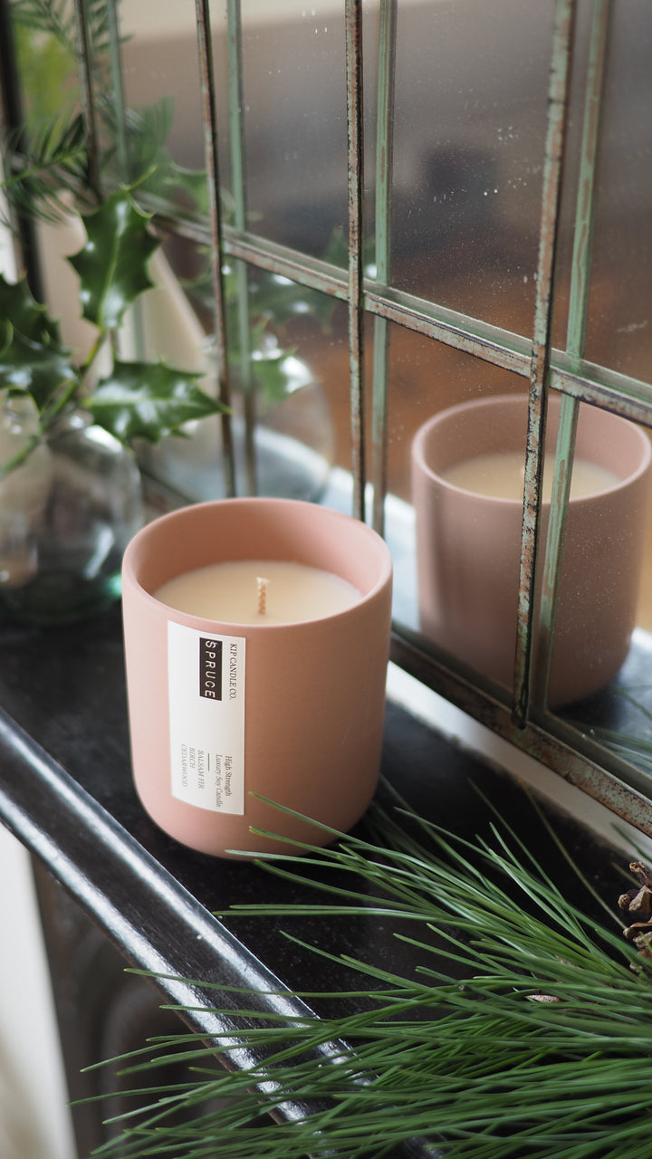 Spruce Clay Candle