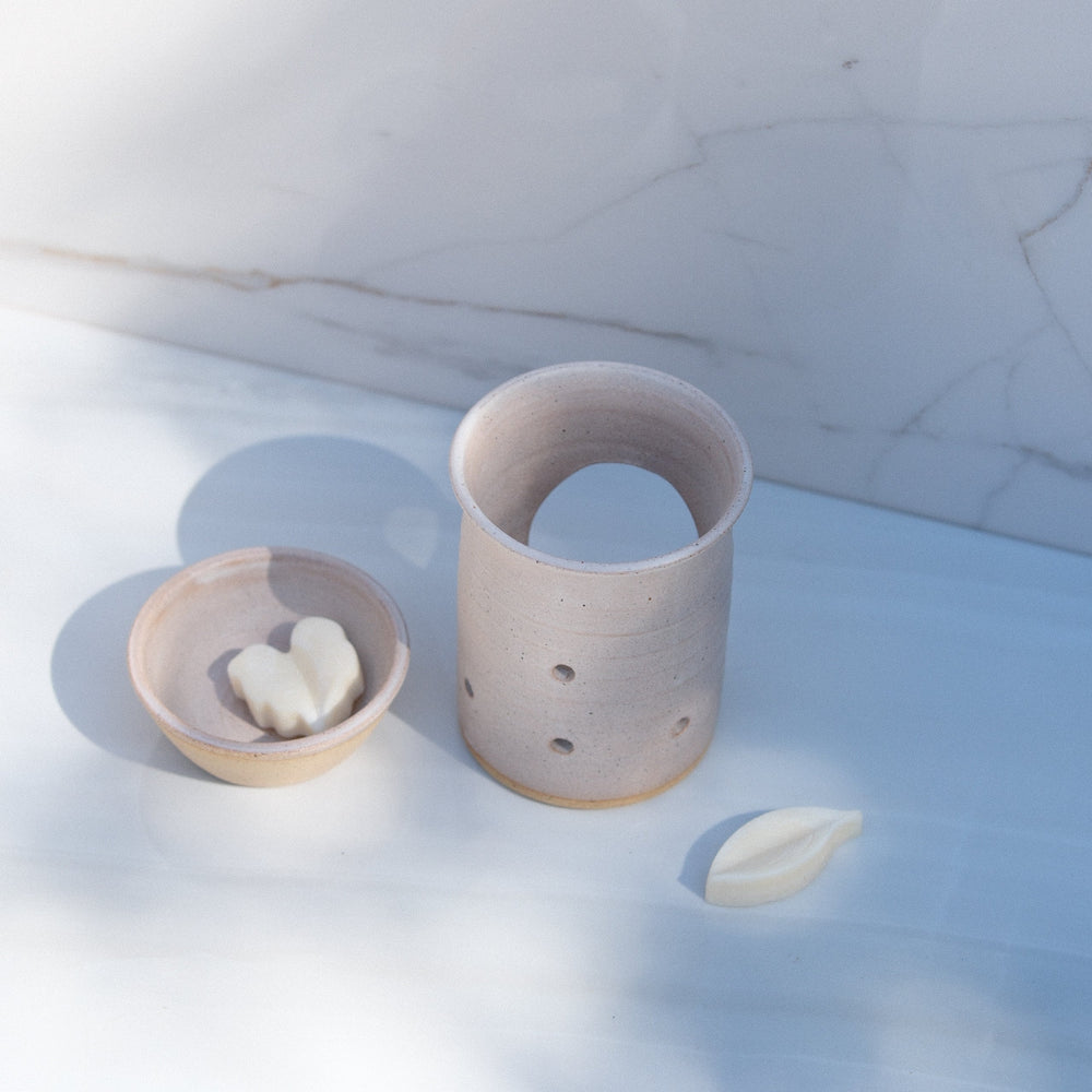 Ceramic Wax Leaf Melts Burner - Kip Candle Co