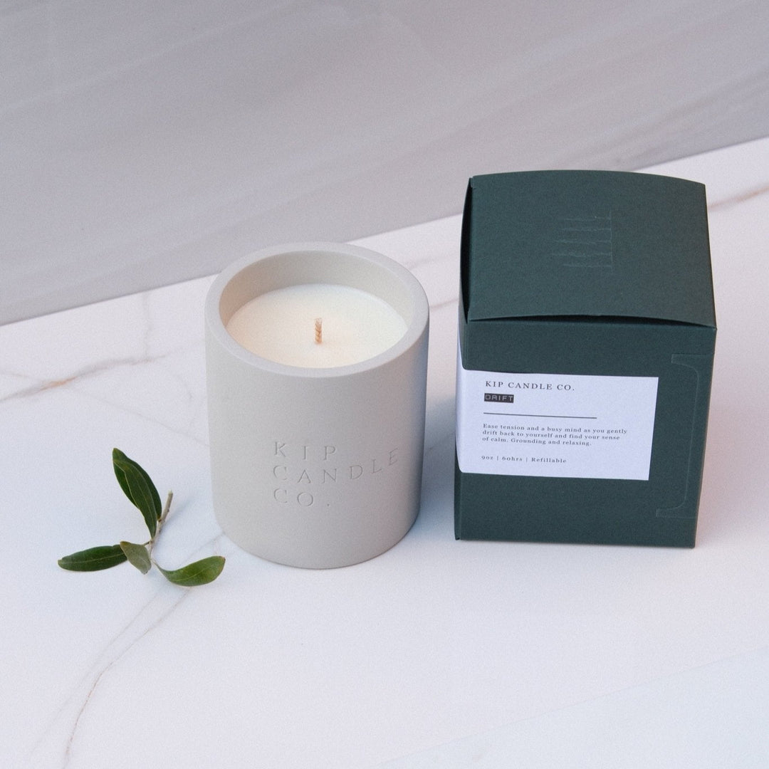 Drift Essential Oil Stone Collection Candle - Kip Candle Co