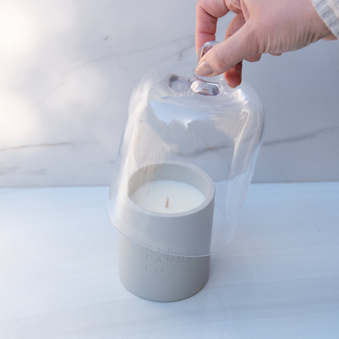 Glass Bell Jar Cloche - Kip Candle Co