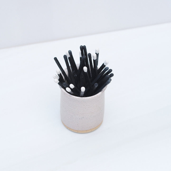 Hand Made Ceramic Match Pots - Kip Candle Co