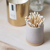 Hand Made Ceramic Match Pots - Kip Candle Co