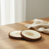Large Natural Wood Coasters - Kip Candle Co