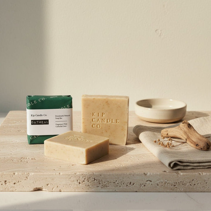 *NEW* Oatmeal Natural Soap Bar - Warming Autumn rituals - Kip Candle Co