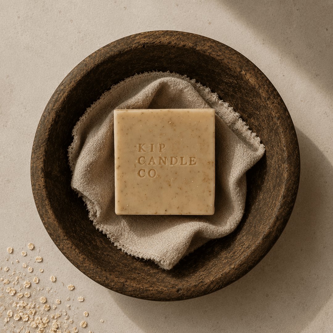 *NEW* Oatmeal Natural Soap Bar - Warming Autumn rituals - Kip Candle Co