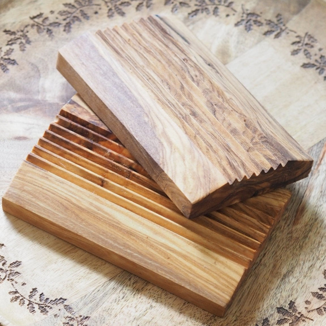 Olive Wood Soap Dish - Kip Candle Co