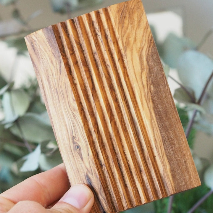 Olive Wood Soap Dish - Kip Candle Co