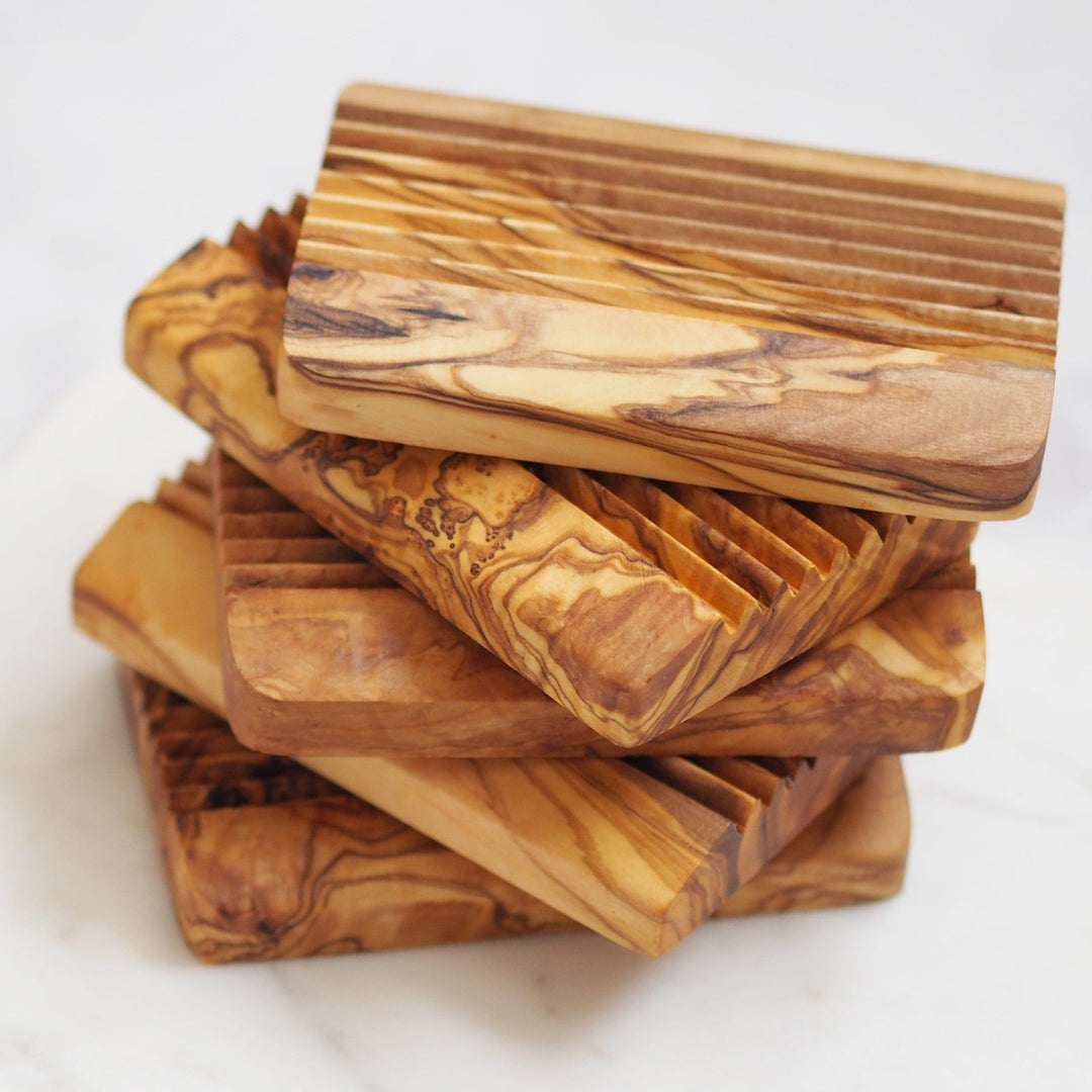 Olive Wood Soap Dish - Kip Candle Co