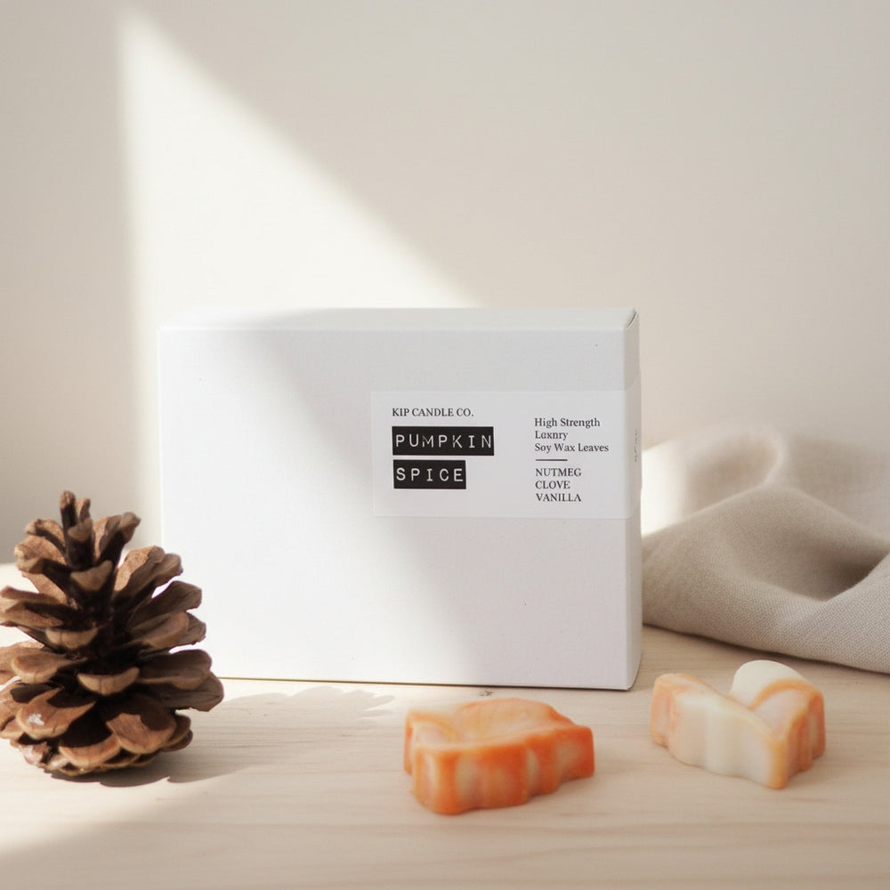 Pumpkin Spice Leaf Melts - Nutmeg, Clove & Vanilla - Kip Candle Co
