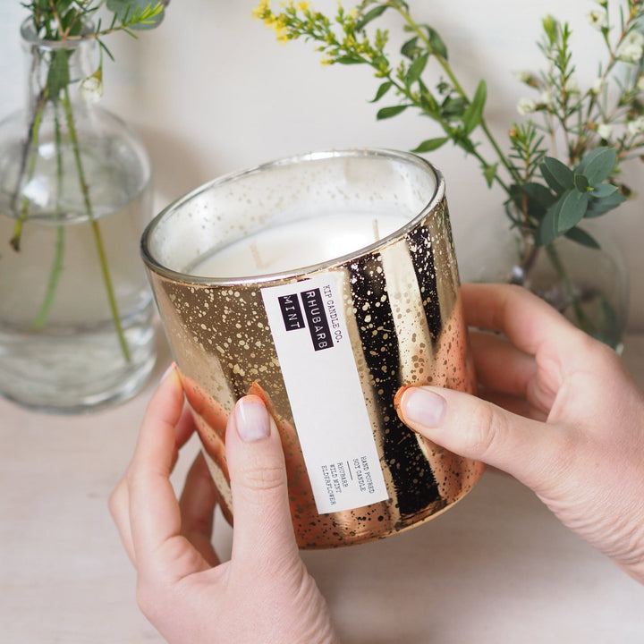 Rhubarb & Wild Mint Coffee Table Candle - Kip Candle Co