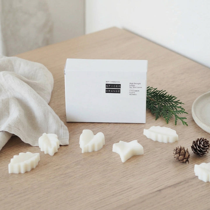 Spiced Orange Wax Leaf Melts - Kip Candle Co