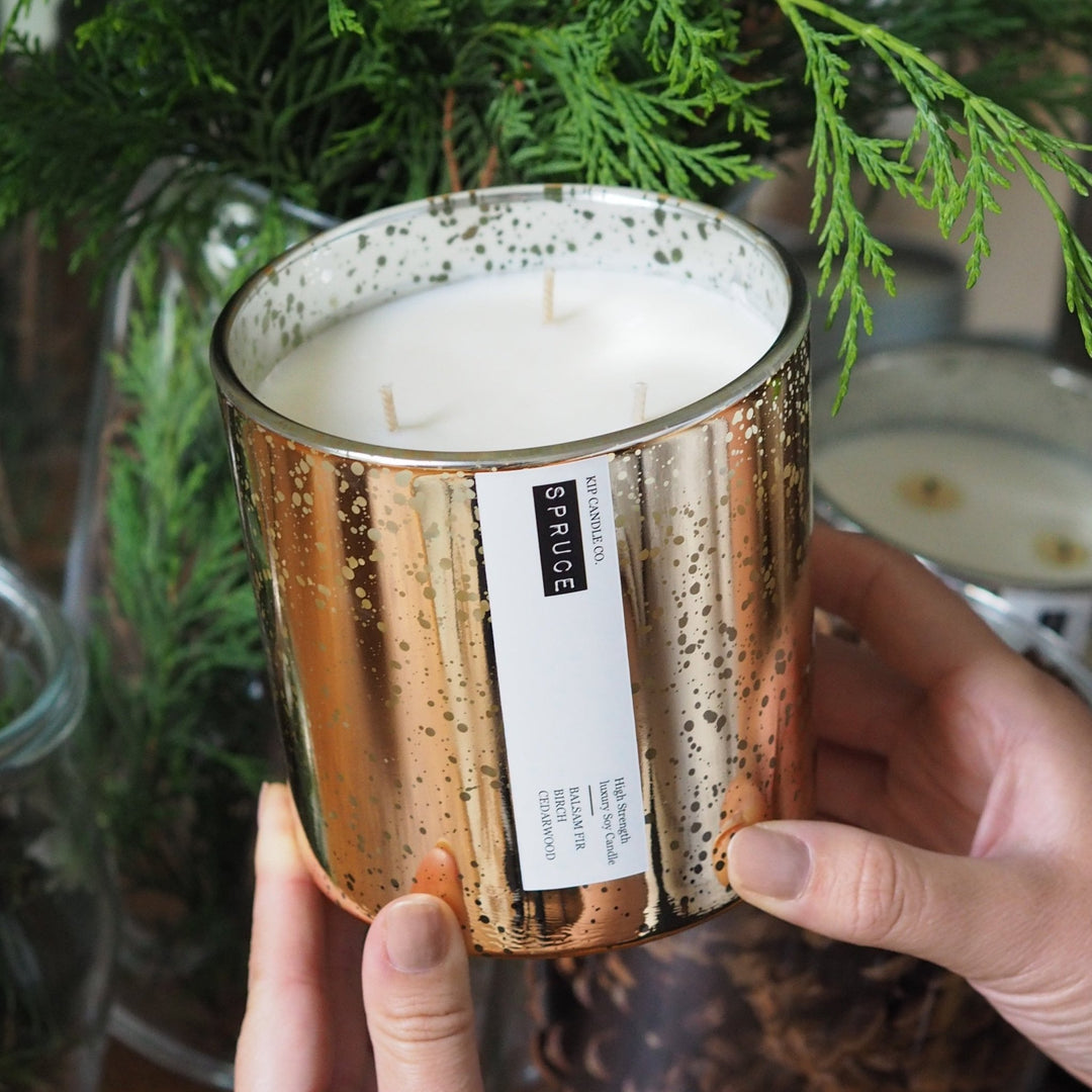 Spruce Coffee Table Candle - Kip Candle Co