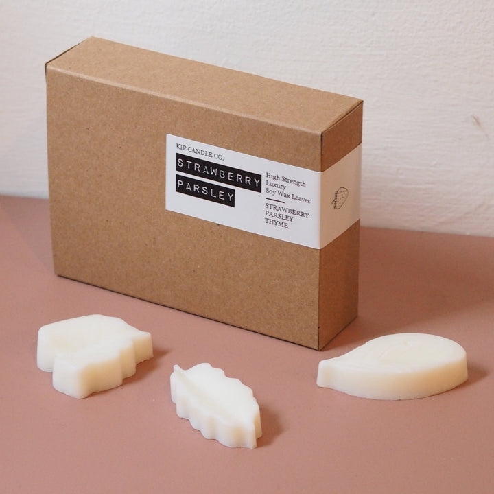 Strawberry Parsley Leaf Melts - Kip Candle Co