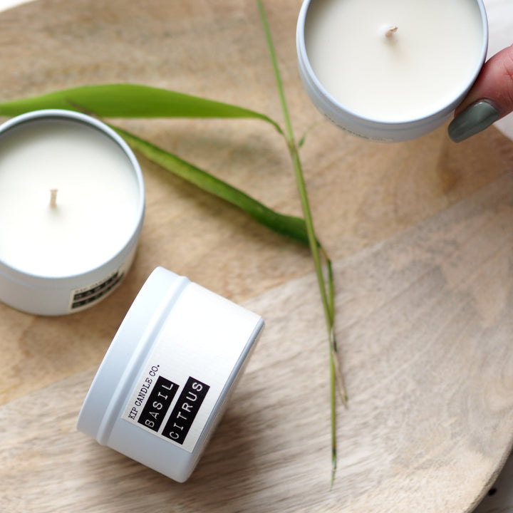 Basil Citrus Travel Candle - Kip Candle Co