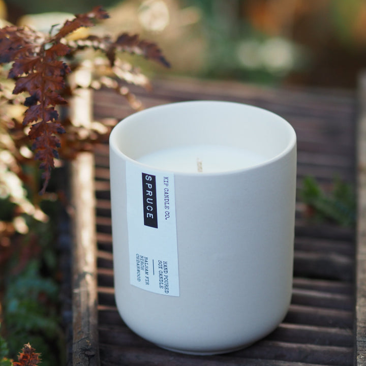 Spruce Clay Candle
