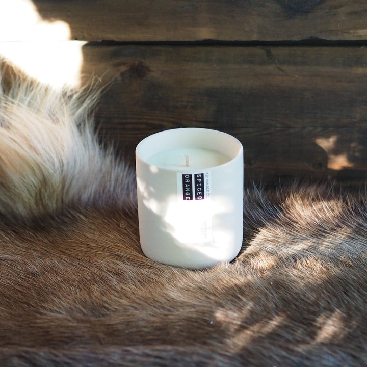 Spiced Orange Clay Candle