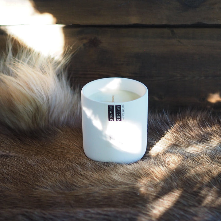 Spiced Orange Clay Candle