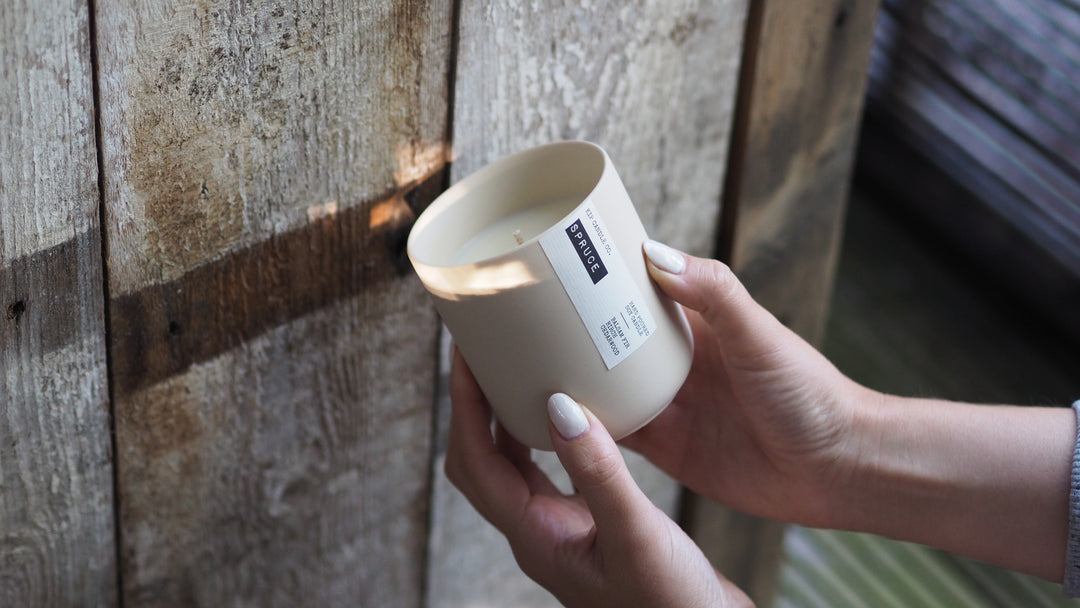 Spruce Clay Candle