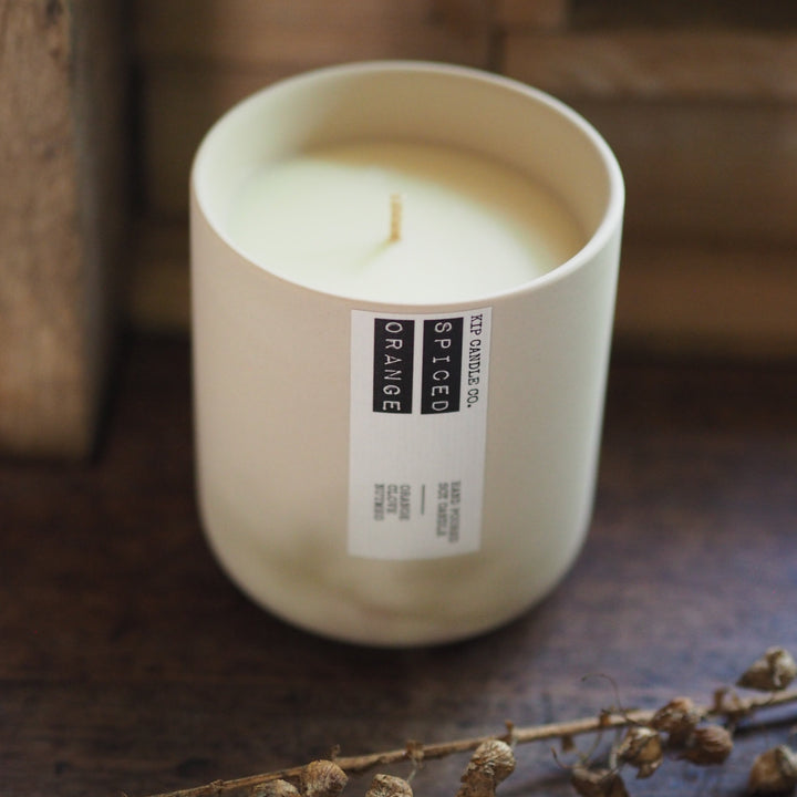 Spiced Orange Clay Candle