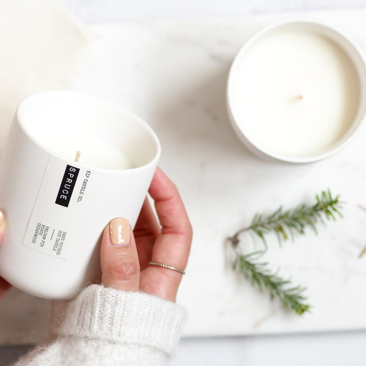Spruce Clay Candle