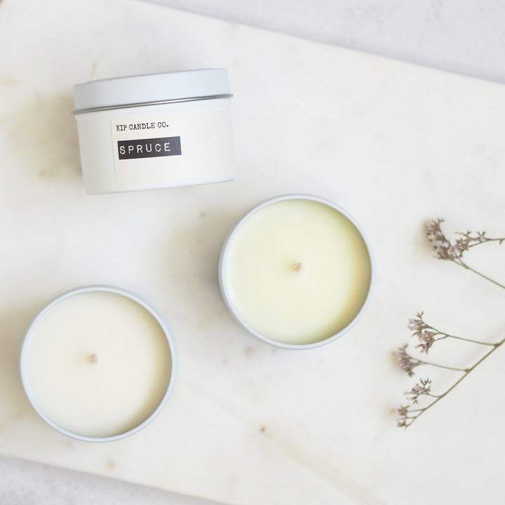 Spruce Travel Candle